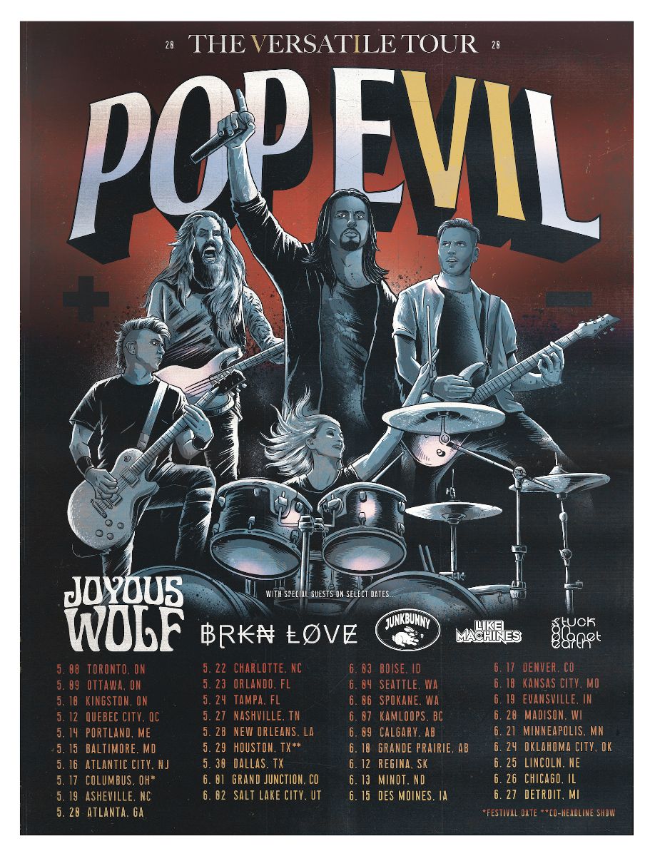 POP EVIL 2020 TOUR